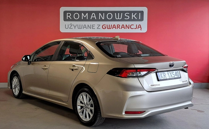 Toyota Corolla cena 97780 przebieg: 38637, rok produkcji 2022 z Kraków małe 436